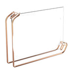 Rose Gold / Registration photo template / 160x220mm