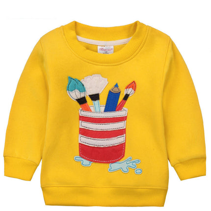 Christmas Series Sweater Children's Top Thickened