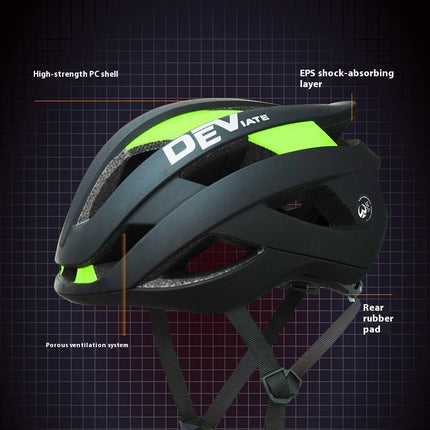 Bicycle Helmet Full Boud Edage Belt Fly Net Unisex Breathable Integrated Mountain Bike Riding Head