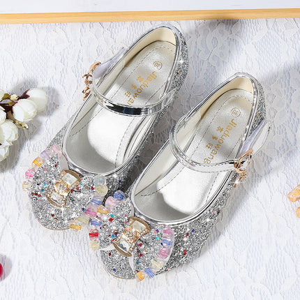 Girls princess leather shoes