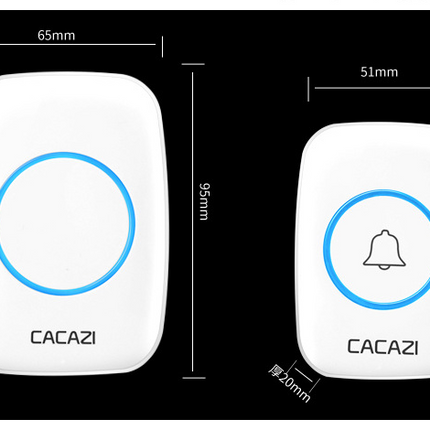 Wireless doorbell home new  long-distance remote control old pager Intelligent exchange doorbell