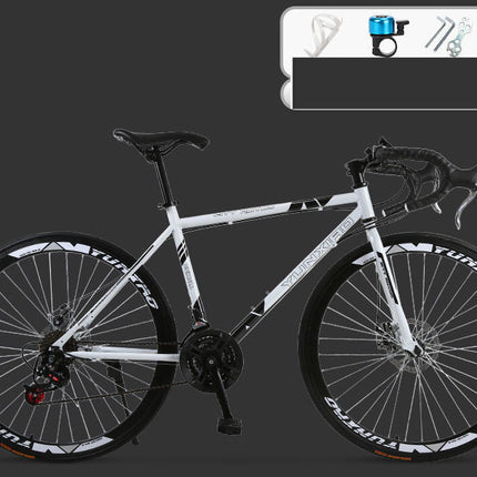 Road Race Variable Speed Solid Tire Double Disc Brake Bicycle