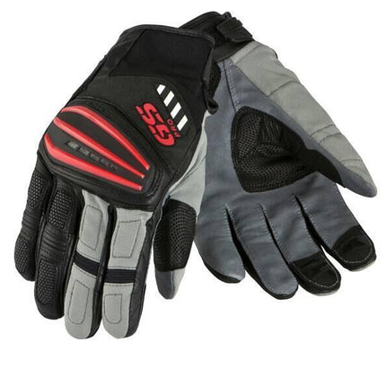 Off-road leather cold winter gloves