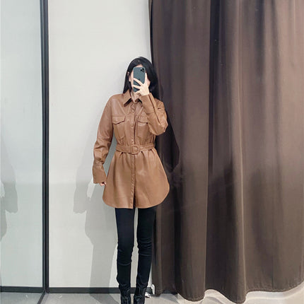All-match women's leather clothing