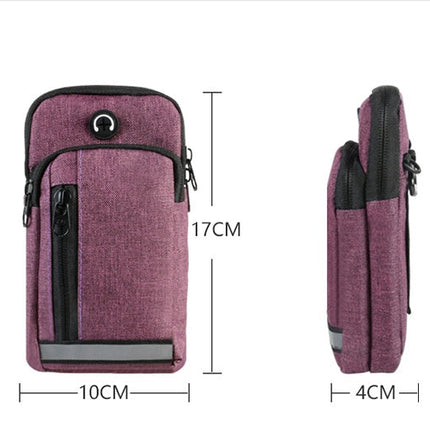 New Mobile Phone Waist Bag Men's Multi-functional Belt 65-inch Vertical Mobile Phone Bag Pannier Bag Shoulder Crossbody Arm Bag Men's And Women's Waist Bag Scooter Bag Waterproof