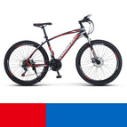Black and red spoke wheel / 26inch 21speed