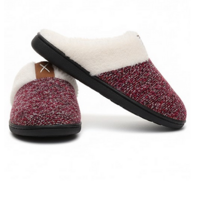 New Sparkling Purple Winter Plush Fashion Thick Bottom Warm House Slipper for Women