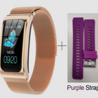Gold / With 1purple spare strap