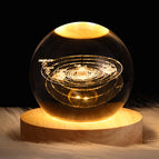 Solid Wood Lamp Holder / Solar System 6CM