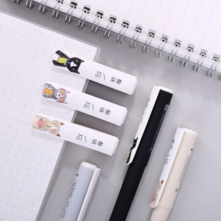 Black Gel Pen Full Needle Tube Water Pen Signature Pen Gel Pen
