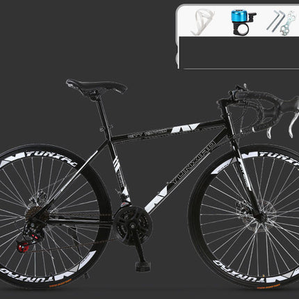 Road Race Variable Speed Solid Tire Double Disc Brake Bicycle