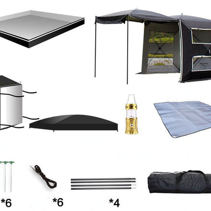 Rear Extension Tent Canopy Portable Multi-function