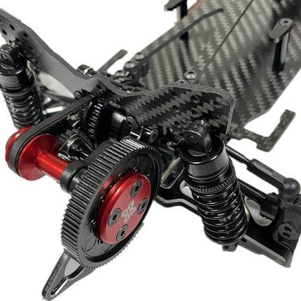 Drift Racing Frame Alloy Carbon Fiber Chassis Kit