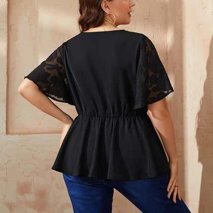 Plus Size Fashion Loose And Slimming Top