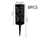 Warm Light / Solar Lawn Lamp / 8PCS