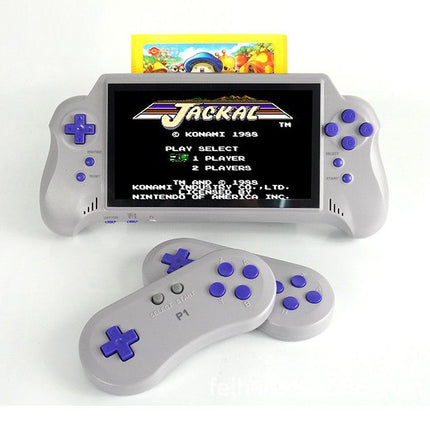 Wireless Double Red And White Handheld Game Console