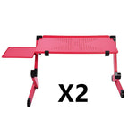 2pcs Red 42x26cm