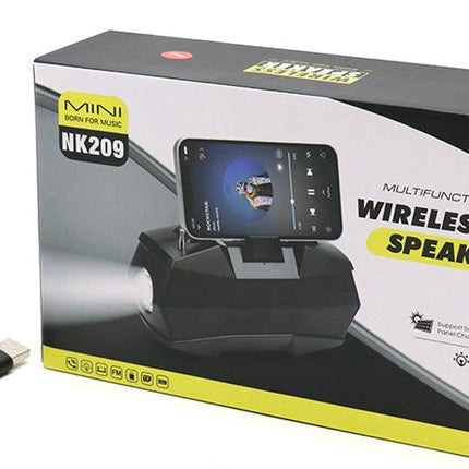 Bluetooth Speaker With Antenna Flashlight Gift