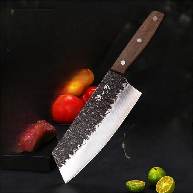 Old Fashioned Carved Chinese Kitchen Knife