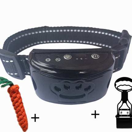 Dog Training Collar Waterproof Electric Pet Remote Control Rechargeable Dogs Trainer Bark Arrester With Shock Vibration Sound
