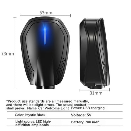 F2 Rechargeable Car Wireless Welcome Light