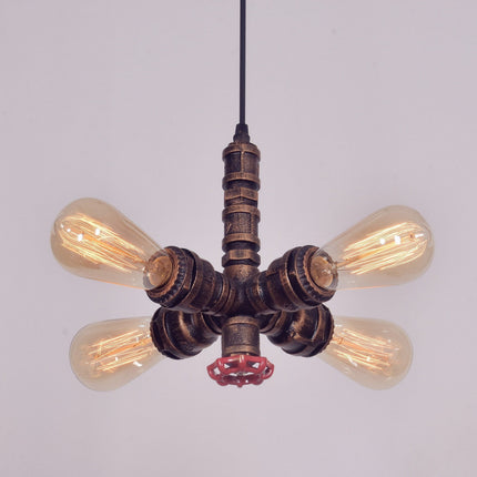 Retro Industrial Style Decoration Restaurant Bar Wrought Iron Lighting