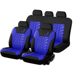 Blue / Fiveseater 9piece set