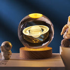Solid Wood Lamp Holder / Saturn 6CM