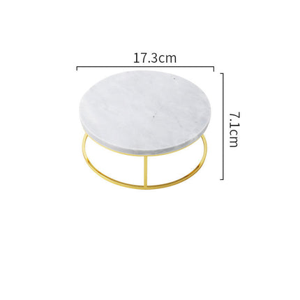 Natural Marble Dessert Table Decoration Display Stand