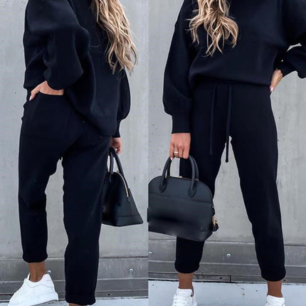 Off-white Loose Casual 2-piece Set