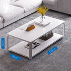 White frame warm white face / 120x60x42.5cm