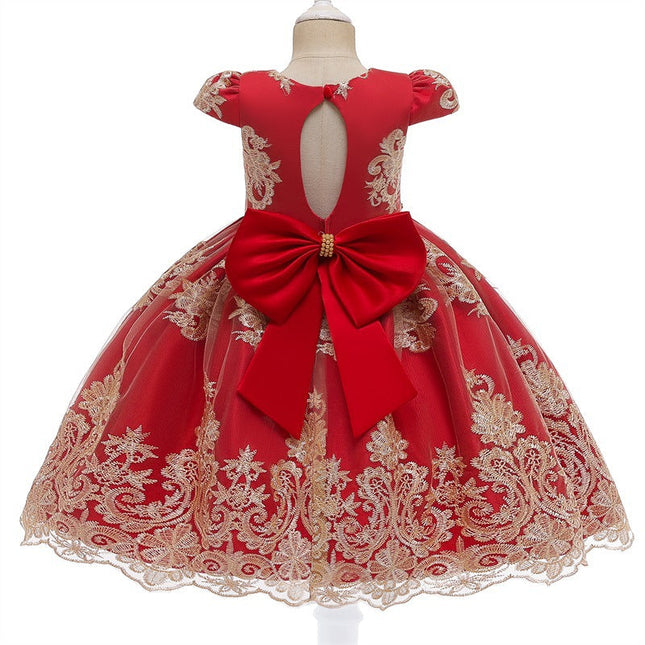 Children's Princess Skirt Pompadour Dress Host