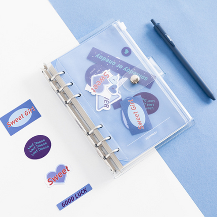 PVC transparent removable notebook