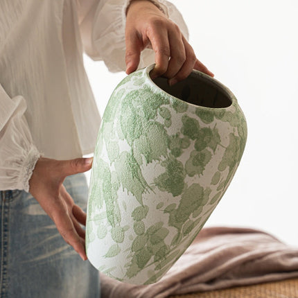 Chinese Style Decoration High-grade Flower Arrangement Ceramic Vase