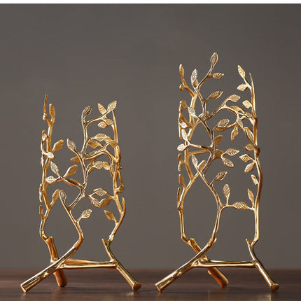 Modern Light Luxury Glass Vase Decoration Living Room