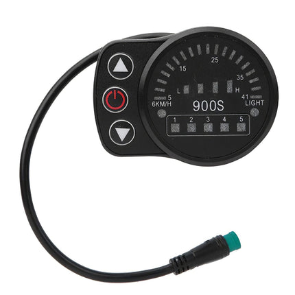 Bicycle Modified Lithium Battery Power With Quantum KT-LED900S Meter