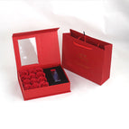 Red / Single lipstick gift box tote