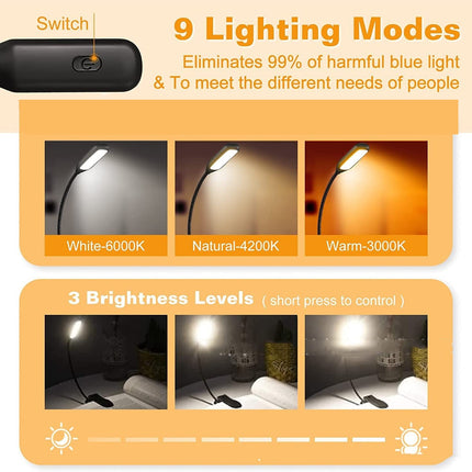 Rechargeable Plastic Reading Lamp