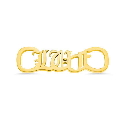 Casual Shoes Sneakers Stainless Steel Custom Name Buckle