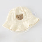 Beige bear hat / 52cm