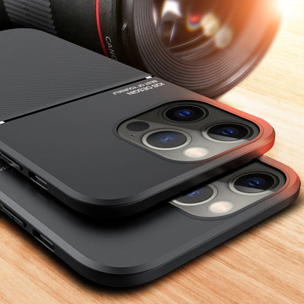 Built-in Magnetic Frosted Shockproof Phone Case