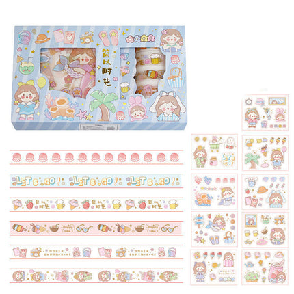 Hand Account Sticker Tape Gift Box Set