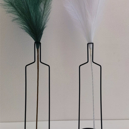 Vase Decor Home Nordic Large Tall Iron Line Flower Vases Dec