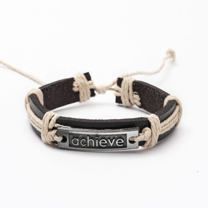 Men's And Women's Personalized Fashion Alphabet Four-piece Bracelet