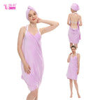 Purple Bath Skirt Set / 70X160cm