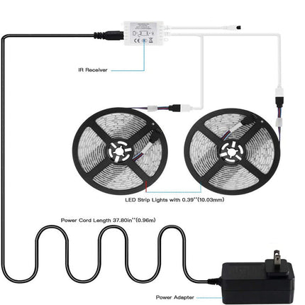 Smart WIFI lamp with LED flexible light bar