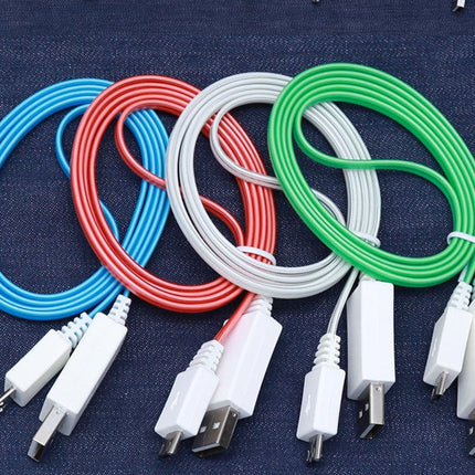 Creative new intelligent Android USB handset luminescent data line.