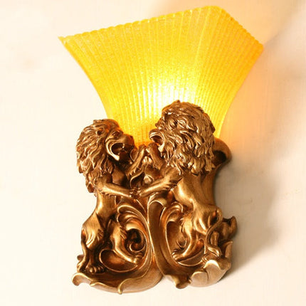 European retro interior wall lamp