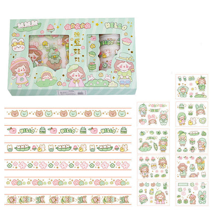 Hand Account Sticker Tape Gift Box Set