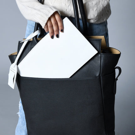 Midnight Elegance Noir Shopper Tote